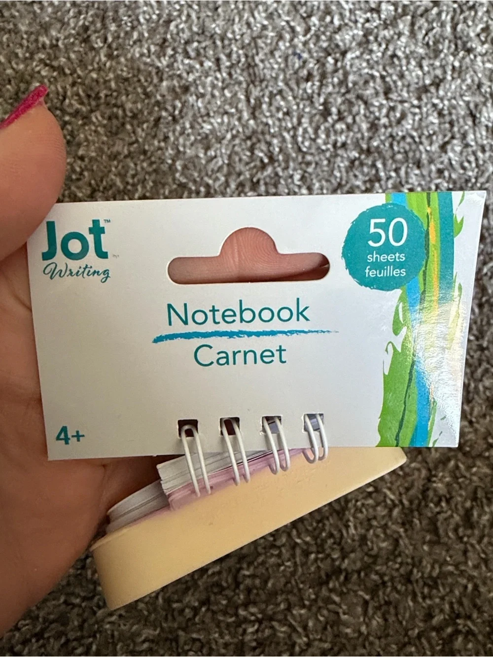 Jot Writing Pastel Rainbow Pop-It Notebook 50 sheets